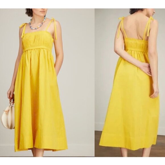 ULLA JOHNSON Laetitia Dress in Sunsprite Size US 2 - Picture 1 of 12